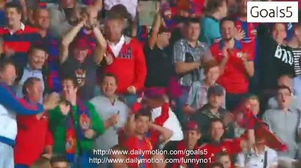 Zoran Tosic Goal CSKA Moscow 2 - 1 Sparta Prague Champions League 28-7-2015