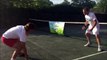 Will to Win 20th Anniversary Tennis Tips - Practice with child