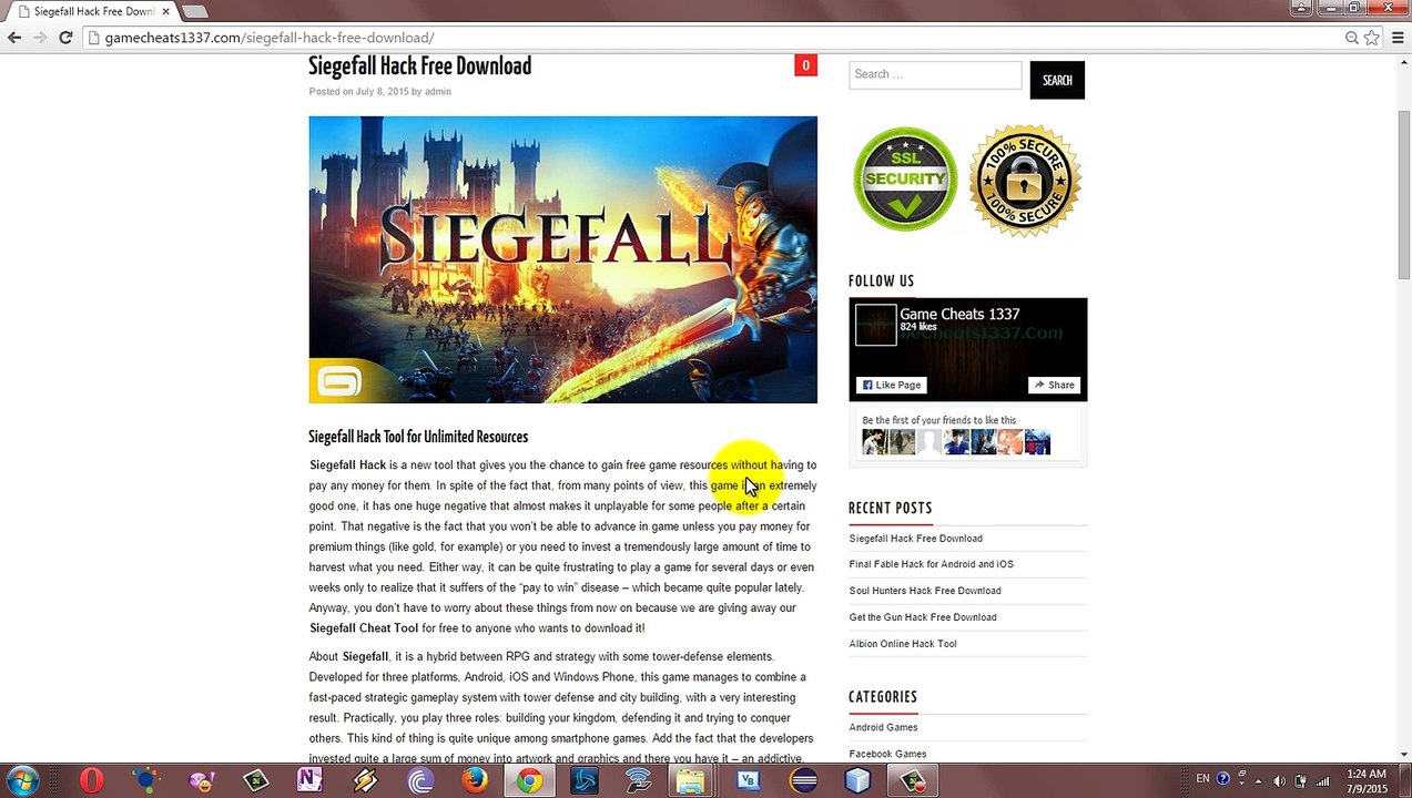 Siegefall Hack Tool for Android iOS Windows Phone - Get Unlimited Gems & Gold FREE