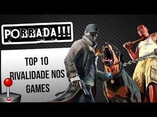 AS 10 MAIORES RIVALIDADES NOS GAMES | Ei Nerd