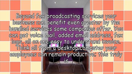 Email and Fax Broadcasting