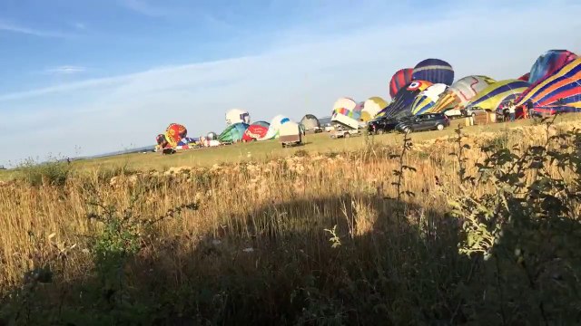 Record du monde de décollage de montgolfières en Lauraine