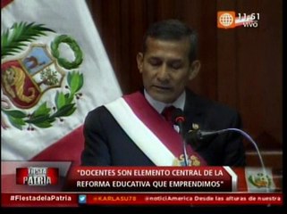 Ollanta Humala destaca que inversión en educación creció a 3,6% del PBI