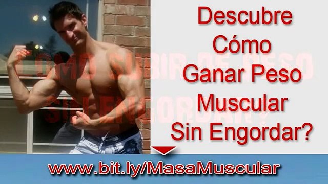 Como Subir de Peso Sin Engordar [Como Aumentar Masa Muscular]