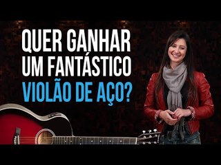 PROMOÇÃO: Ganhe um Violão de Aço Giannini modelo GSF-1R CEQ