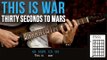 Thirty Seconds To Mars - This Is War (como tocar - aula de guitarra)