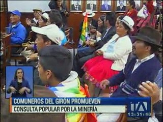 Comuneros de Girón promueven consulta popular por la minería