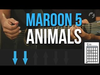 Maroon 5 - Animals (como tocar - aula de violão)