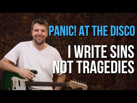 Panic! At The Disco - I Write Sins Not Tragedies (como tocar - aula de guitarra)