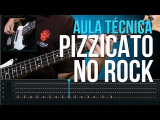 Pizzicato no Rock (aula técnica de contra-baixo)