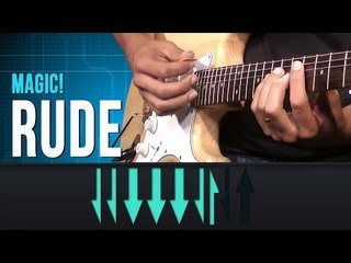 MAGIC! - Rude (como tocar - aula de guitarra)