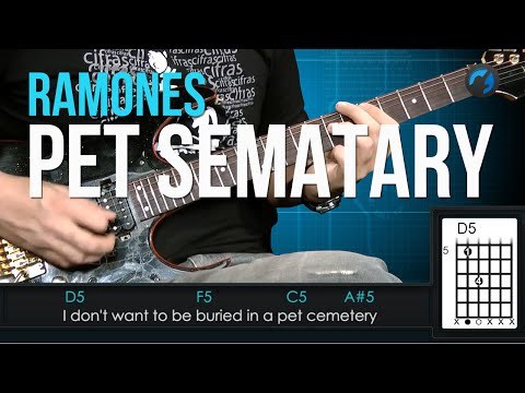 Ramones - Pet Sematary (como tocar - aula de guitarra)