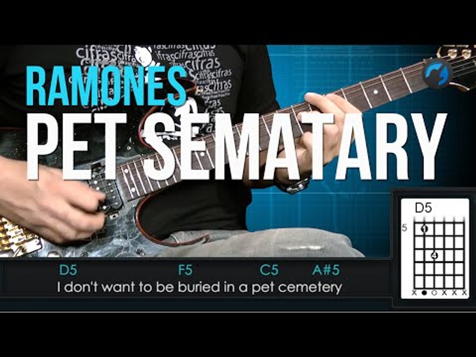 Ramones - Pet Sematary (como tocar - aula de guitarra)