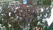 Iran - Tehran 7 Dec 2010. Student protest at Polytechnic Uni (some 50 basiji amon a sea of students)