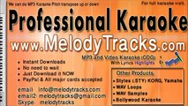 kahi do dil jo Pakistani Karaoke - www.MelodyTracks.com