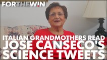 Italian grandmothers read Jose Canseco science tweets