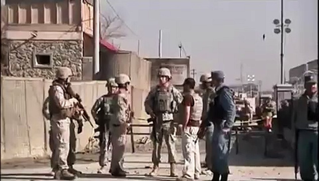 Afghanistan Burqa-clad insurgents attack Kabul base Apr 02 11.