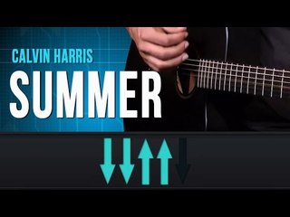 Calvin Harris - Summer (como tocar / how to play - aula de violão)