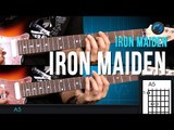 Iron Maiden - Iron Maiden (como tocar - aula de guitarra)