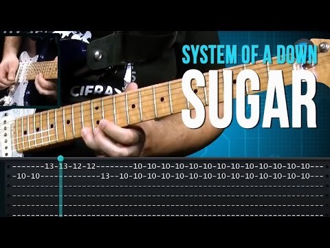 System Of A Down - Sugar (como tocar - aula de guitarra)