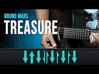 Bruno Mars - Treasure (como tocar - aula de violão)