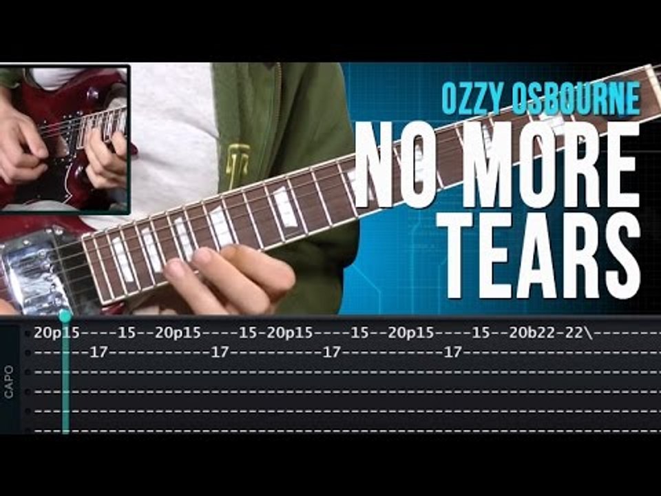 Ozzy Osbourne - No More Tears (como tocar - aul...