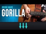 Bruno Mars - Gorilla (como tocar - aula de guitarra e violão)