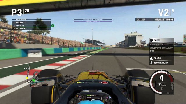 F1 2015 GP Hungria (Hungaroring) PC Gameplay 1080p Español