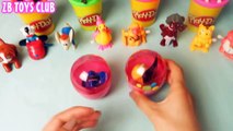 Play doh MINIONS Peppa pig kinder surprise eggs Frozen egg Spiderman HELLO KITTY