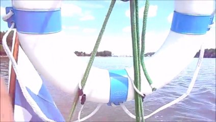 Sailing in Baltic Sea Turku-Finland