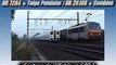 Croisement TRAIN DE NUIT  avec TRAIN DE FRET ( SNCF )