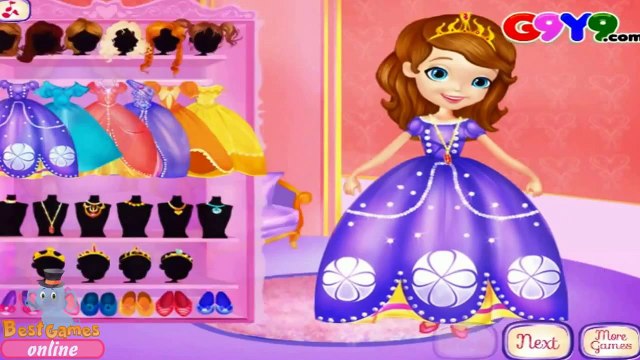 SOFIA THE FIRST Games - SOFIA MAKEOVER Gameplay - Girls Dress Up Games