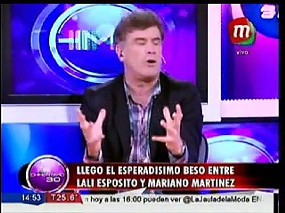 El esperadísimo beso entre Lali Espósito y Mariano Martínez