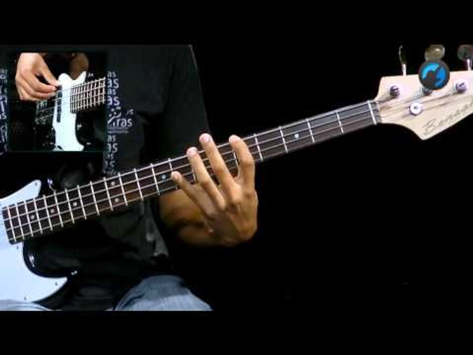 Eric Clapton - Cocaine (como tocar - aula de contra-baixo)