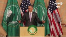 Obama gives first African Union address by US president