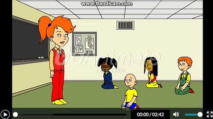 Caillou gets grounded on April Fools Day