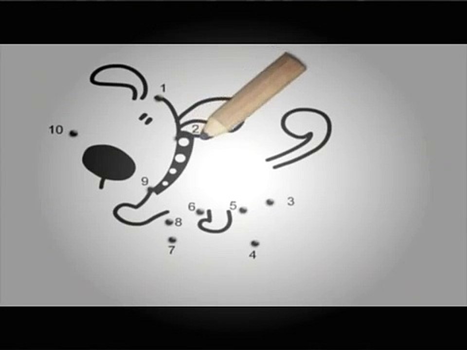 BabyFirstTV: Connect the Dots: DOG | Learn Animals for Toddlers | Drawing Lesson Cartoons