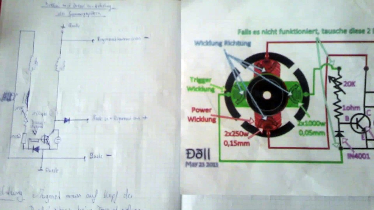 Bedini mit Drossel Schalplan mit Erläuterung f. Overunitydotcom