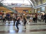 Surprise dancing at Stockholm Central Station