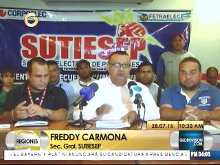 Sector eléctrico de Portuguesa exige firma de contratación