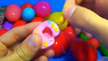 30 Surprise Eggs!!! Disney Cars Marvel Spider Man SpongeBob Hello KITTY PARTY ANIMALS