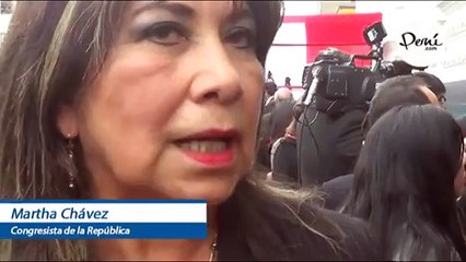 Martha Chávez a nacionalista: "Oye, te voy a mandar un bofetón"