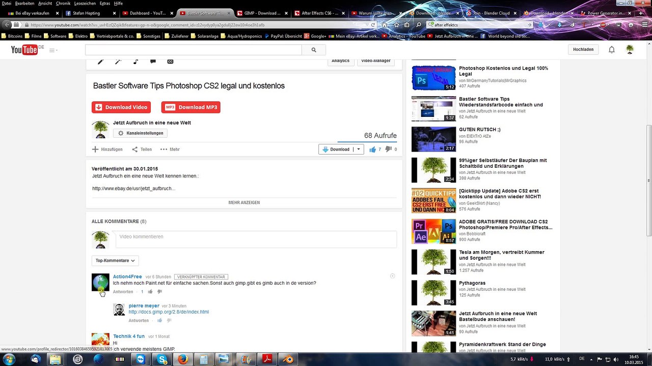 Bastler Software Tips GIMP die Open Source Photoshop alternative