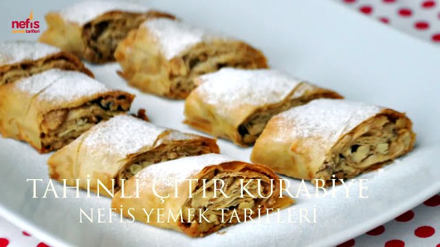 Baklava Yufkasından Tahinli Kurabiye - Nefis Yemek Tarifleri