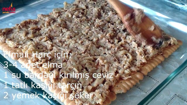 Bisküvili Elmalı Tatlı Tarifi Nefis Yemek Tarifleri