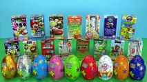 23 Furuta Surprise Eggs Disney Pixar Cars Super Mario Mickey Mouse