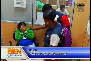 Bien Informado - Mujer abandona a su hijo