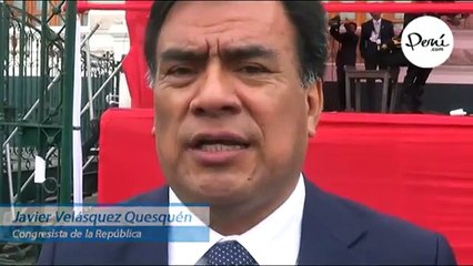 Javier Velásquez Quesquén sobre el mensaje: "Fue pura demagogia"