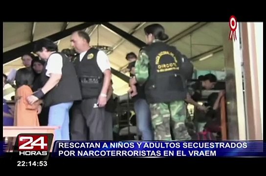 Vraem: rescatan a 26 niños que estaban secuestrados por Sendero Luminoso