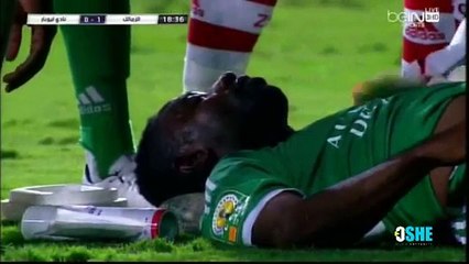Choque Entre Delantero y Portero liga egipcia podría dejar parapléjico a futbolista